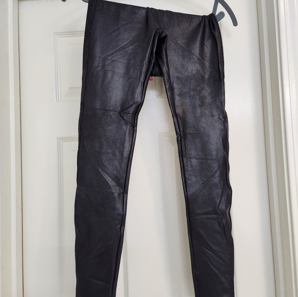 Spanx faux leather leggings